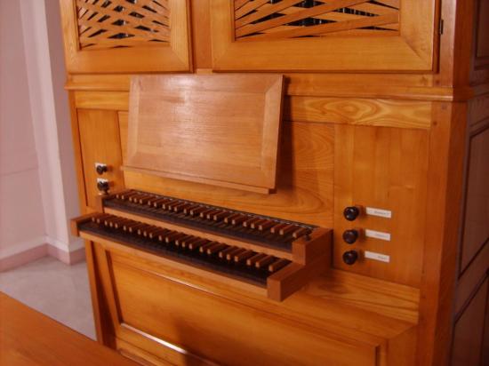 Les claviers de l'Orgue du conservatoire