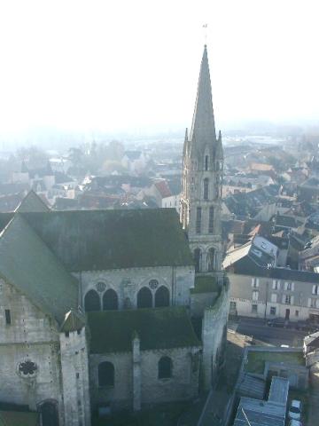 N.DAME depuis la grue (Photo: JM CAZIER)